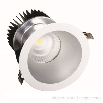 UGR<19, SDCM<3 Glareless LED Downlight, 5 Years Warranty Glareless COB LED Down Lights 22W 28W 38W 50W 60W 70W